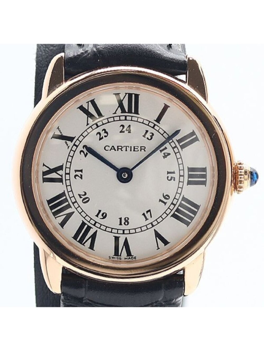 Cartier Ronde Solo de Cartier 18k White Dial Watch
